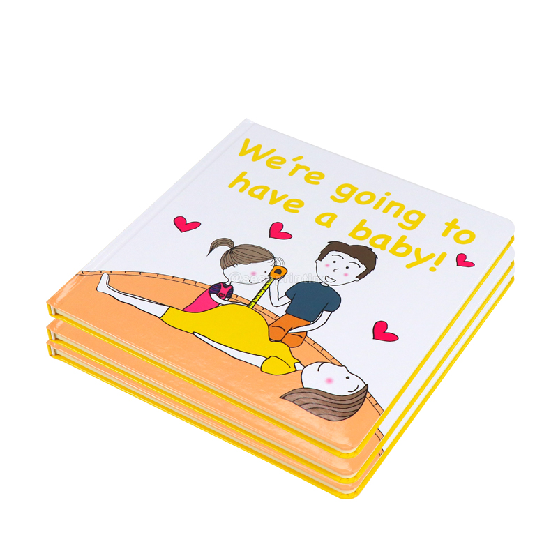 Hardcover Simple Illustrations Picture Joyful Board Books Printing