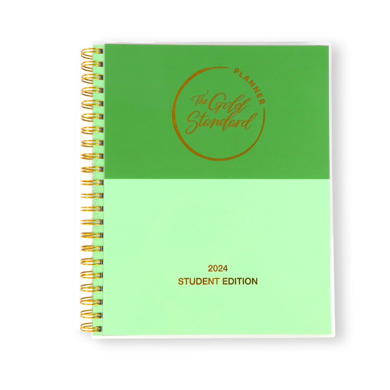PVC Cover Journal Printed Spiral Student Planner with Stickers