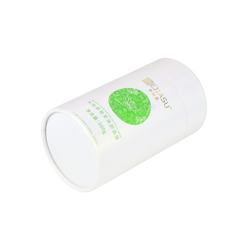 Printed Push Up Paper Tube Packaging Cosmetic Cylinder Round Box
