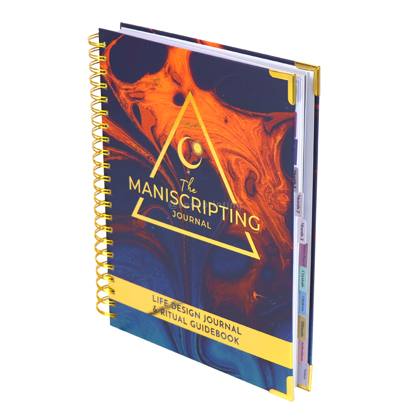 Create Manifestation Journal Custom Spiral Notebook Printing
