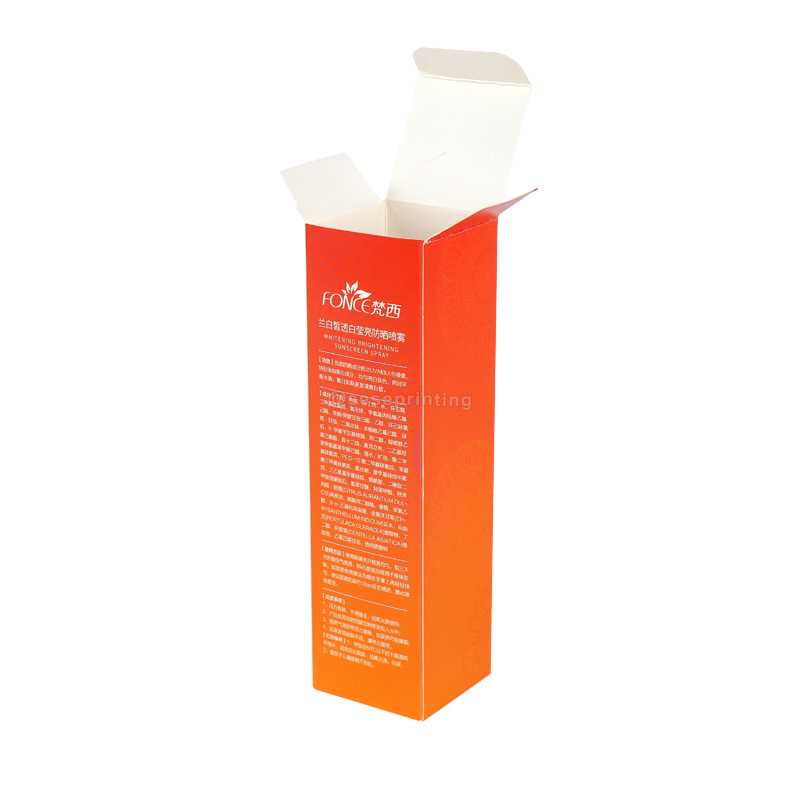 Printing Tuck End Folding Carton Box for 150 ML Skincare Bottles