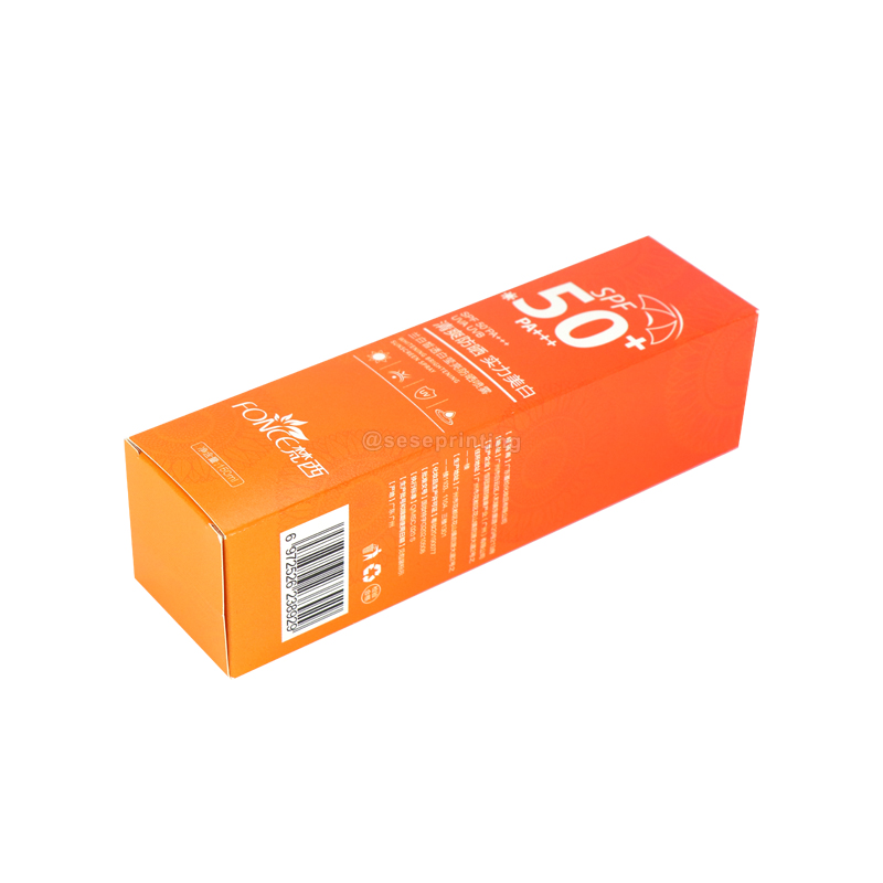 Printing Tuck End Folding Carton Box for 150 ML Skincare Bottles