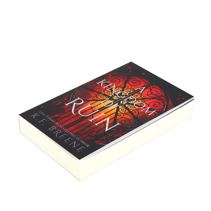 Custom Book Printing Services A5 Paperback Novel Book Series