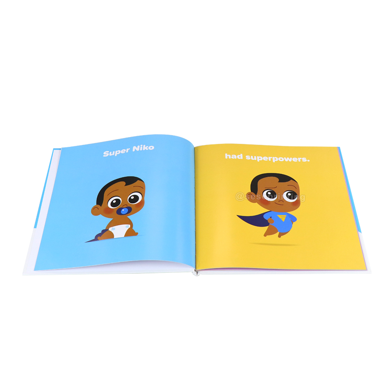 Customized Book Printing Hardbound Children Illustrated Story Book