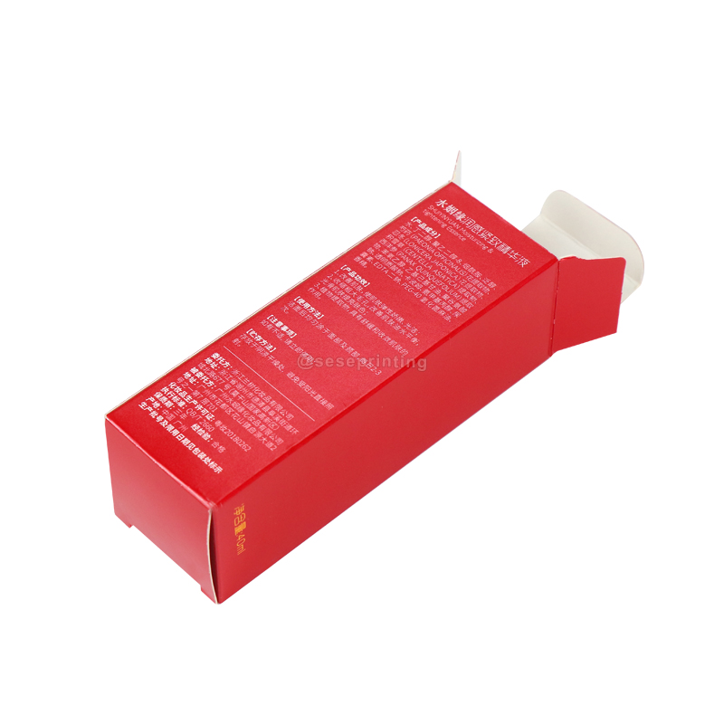 Custom Cardboard Paper Box Printing Foldable Skincare Tuck End Box