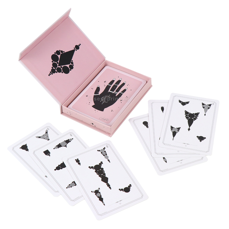 Personalized Game Card Custom Printing Paper Nail Cards with Box