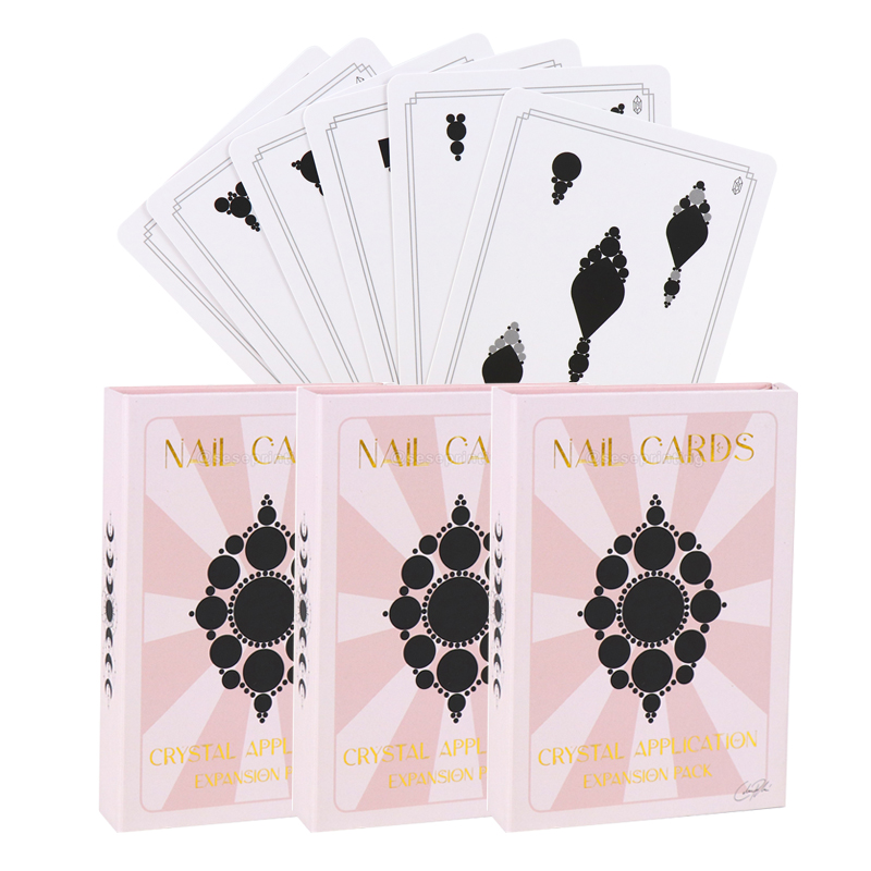 Personalized Game Card Custom Printing Paper Nail Cards with Box