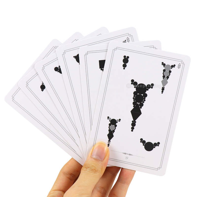 Personalized Game Card Custom Printing Paper Nail Cards with Box