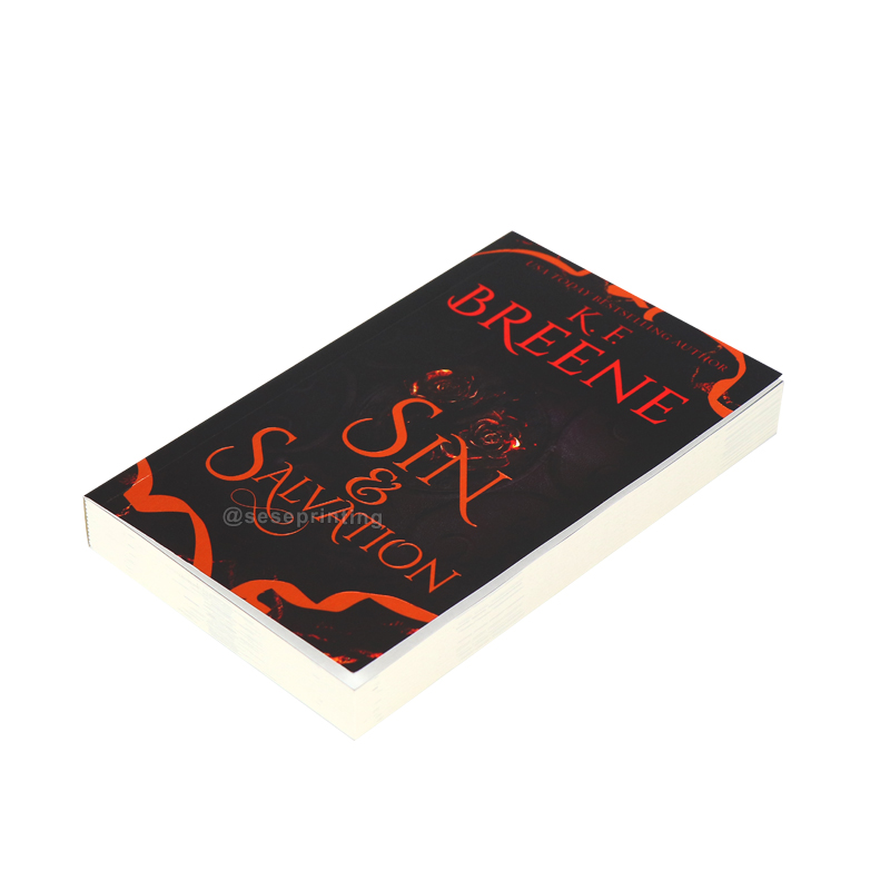 Publishing Book Printing Custom Foiled Paperback Novel Books