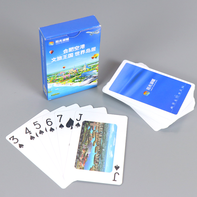 Custom Front and Back Printing PVC Waterproof Playing Card Poker