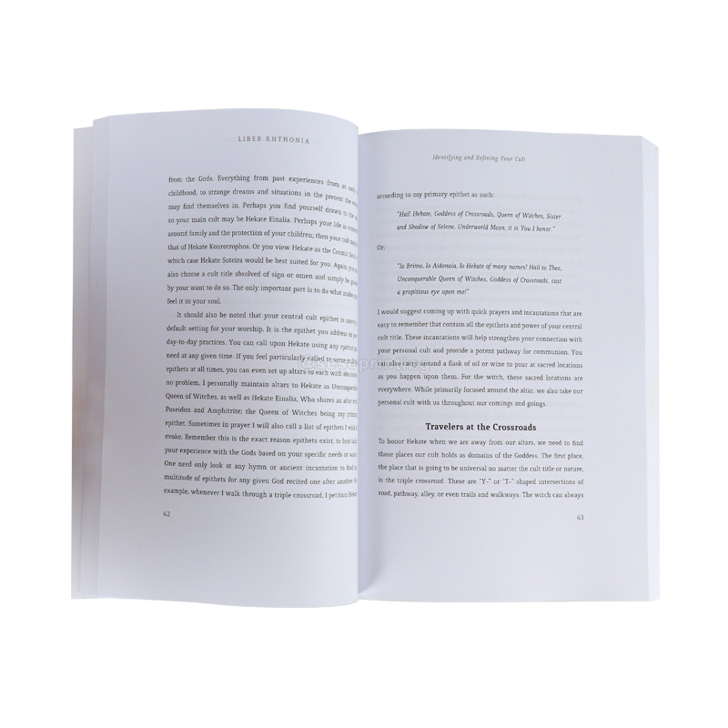 Custom Book Printing Service Publishing Paperback Novel Book