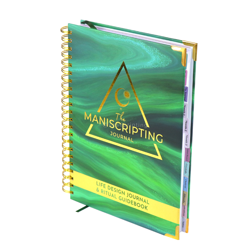 Custom Your Design Maniscripting Journal Spiral Notebook Printing