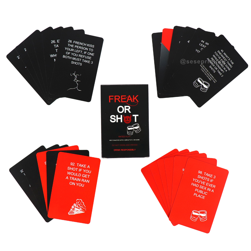 Adult Drunk Night Card Custom Printing Party Drinking Card Game