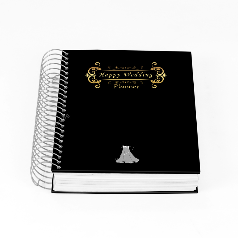 Custom Journal Printing Personalized Spiral Bound Wedding Planner