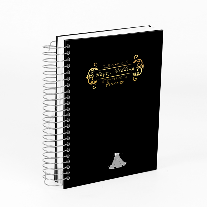 Custom Journal Printing Personalized Spiral Bound Wedding Planner