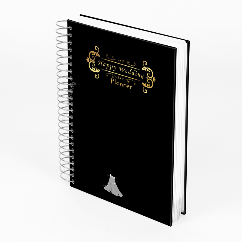 Custom Journal Printing Personalized Spiral Bound Wedding Planner