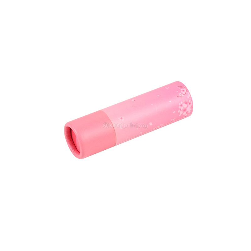 Custom Printing Lipstick Paper Tube Packaging Box Lip Balm Tube
