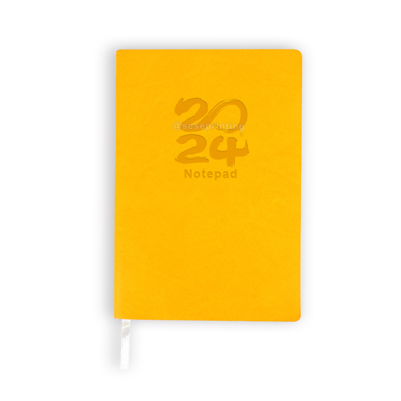 Custom Logo Notepad PU Leather Notebook Printing Journal Diary