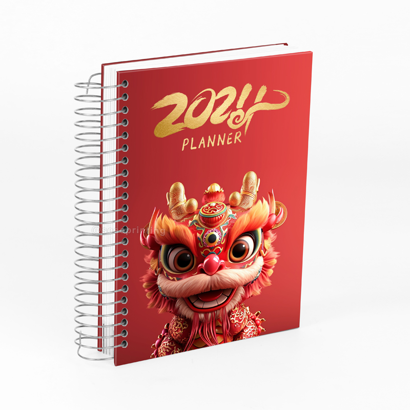 2025 Planner Printing Custom Journal Hardcover Spiral Notebook