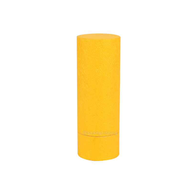 Eco Friendly Cylinder Box Custom Printing Candle Tube Packaging