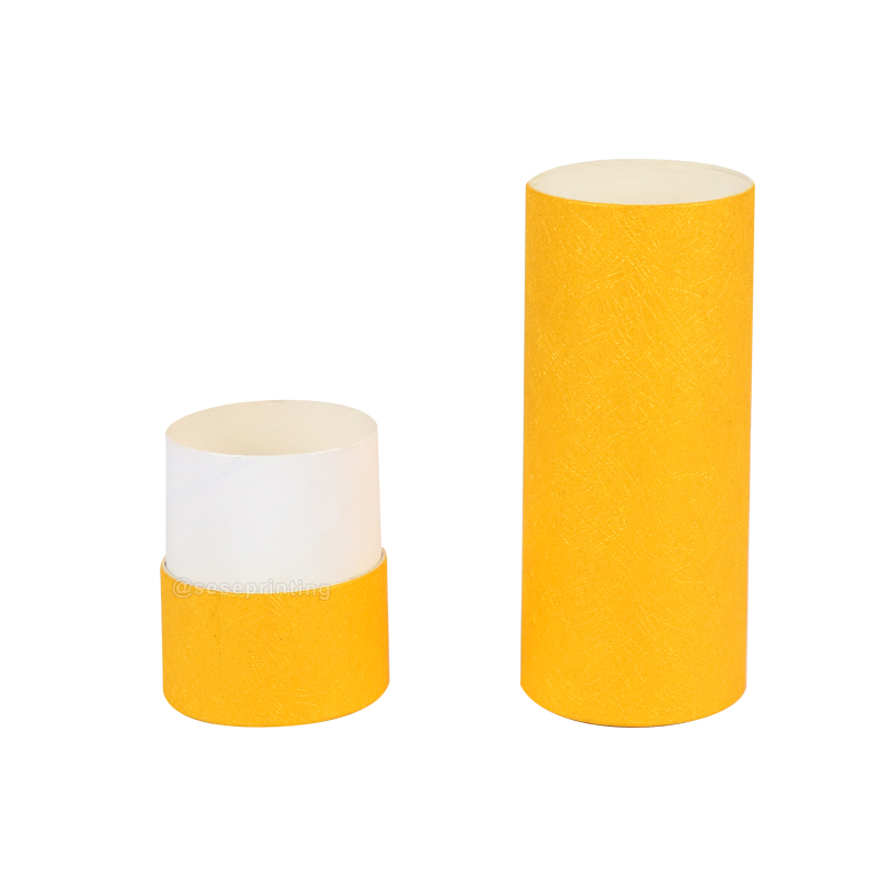 Eco Friendly Cylinder Box Custom Printing Candle Tube Packaging