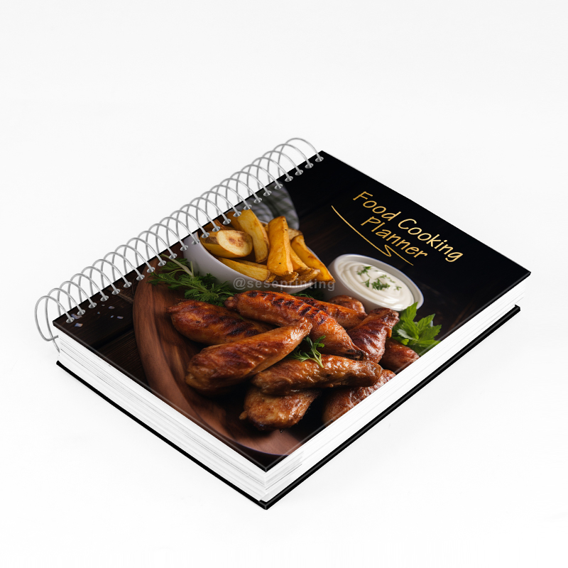 Custom Spiral Recipe Journal Printing Food Cooking Planner