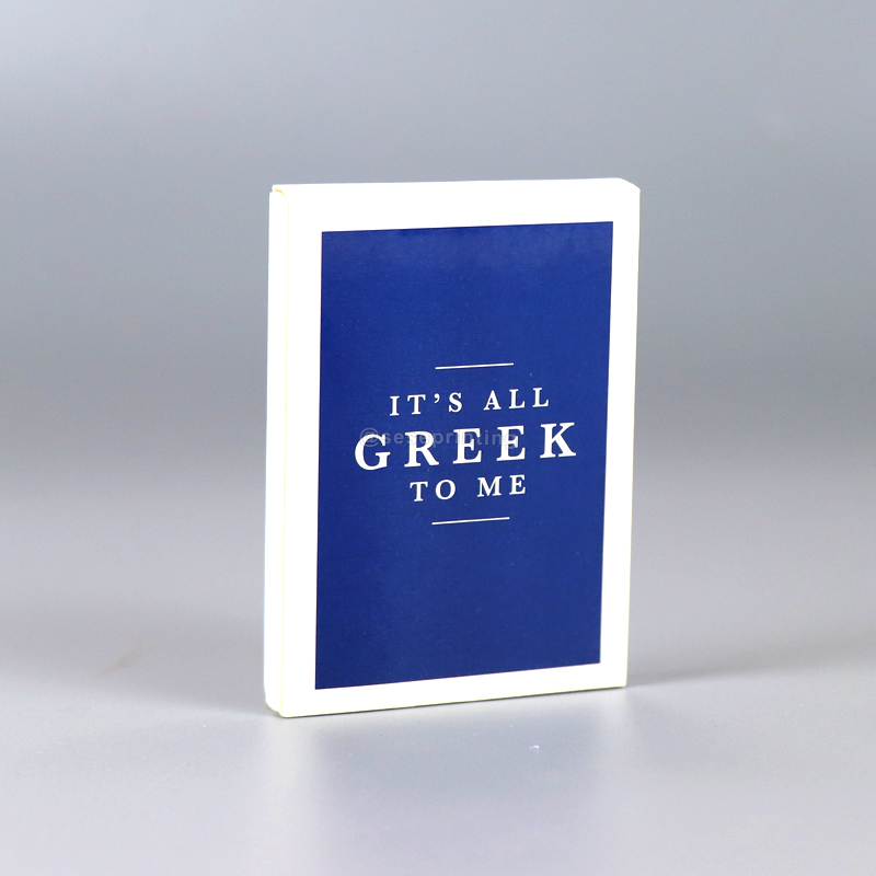 Custom Greek Alphabet Education Cognitives Flashcards Printing