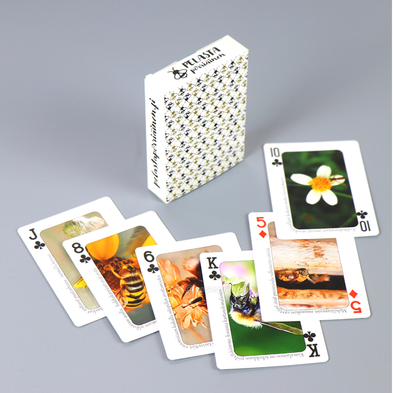 Printing 54 Playing Card Deck Custom Made Poker Cards with Tuck Box