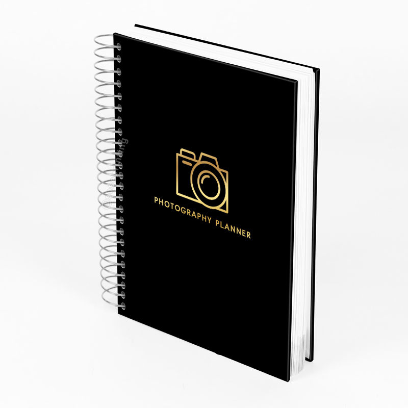 Printing Hardcover Spiral Notebook Custom Photography Planner