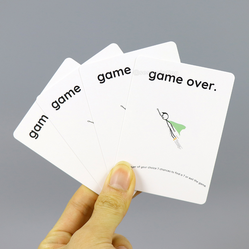 Manufacturer Personalized Full Color Game Card Deck Printing