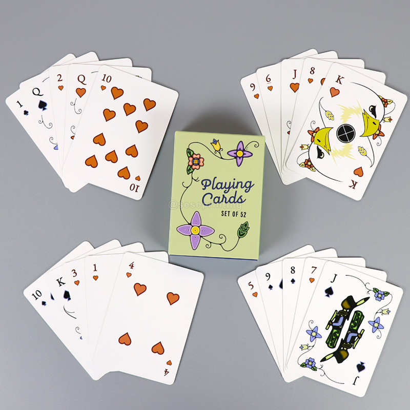 Custom Personalized Design Bridge Size Playing Cards Printing