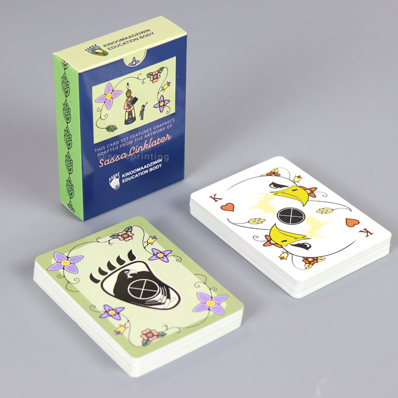 Custom Personalized Design Bridge Size Playing Cards Printing