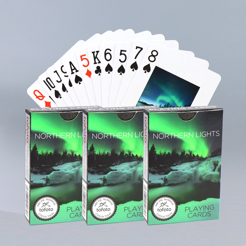 Custom Both Sides Card Game Printing Poker Playing Cards with Box
