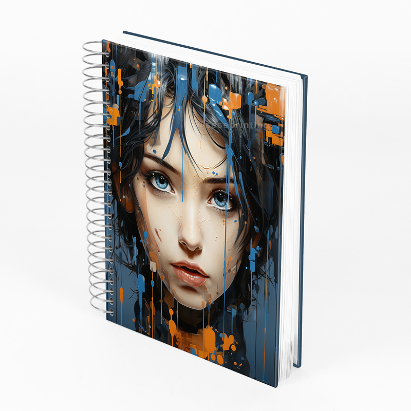 Custom Notebook A5 Hardcover Daily Weekly Spiral Planner Printing