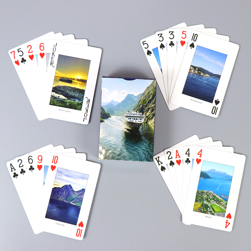 Customized Card Game Printing Premium Poker Playing Cards Deck
