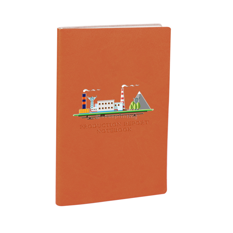 Personalized Pu Leather Notepad Printing Report Notebook Journal