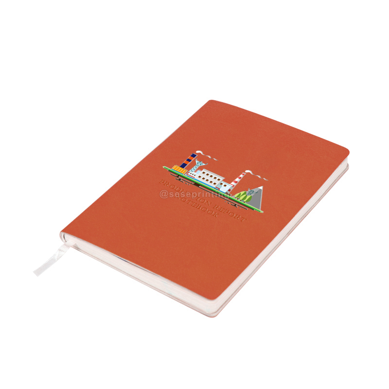 Personalized Pu Leather Notepad Printing Report Notebook Journal