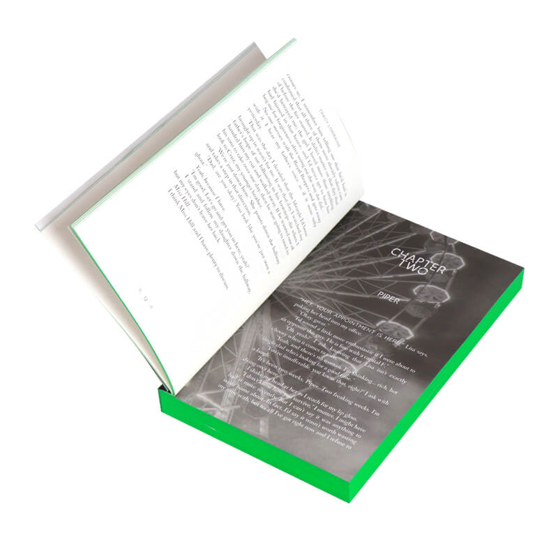 Creating Special Edition Paperback Book Printed with Sprayed Edges