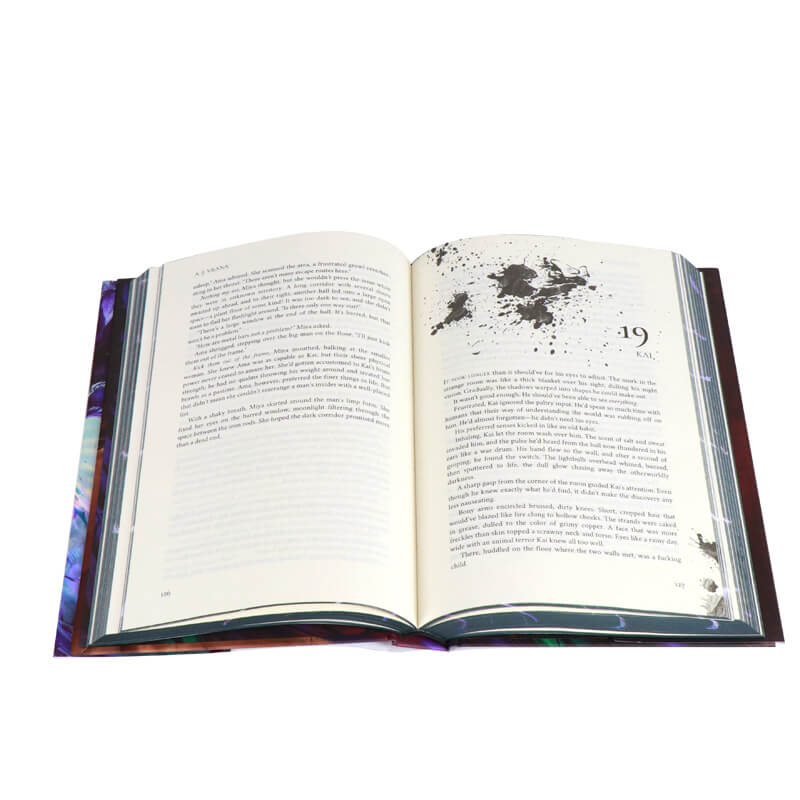 Printed Special Edition Book with Sprayed Edges and Dust Jackets