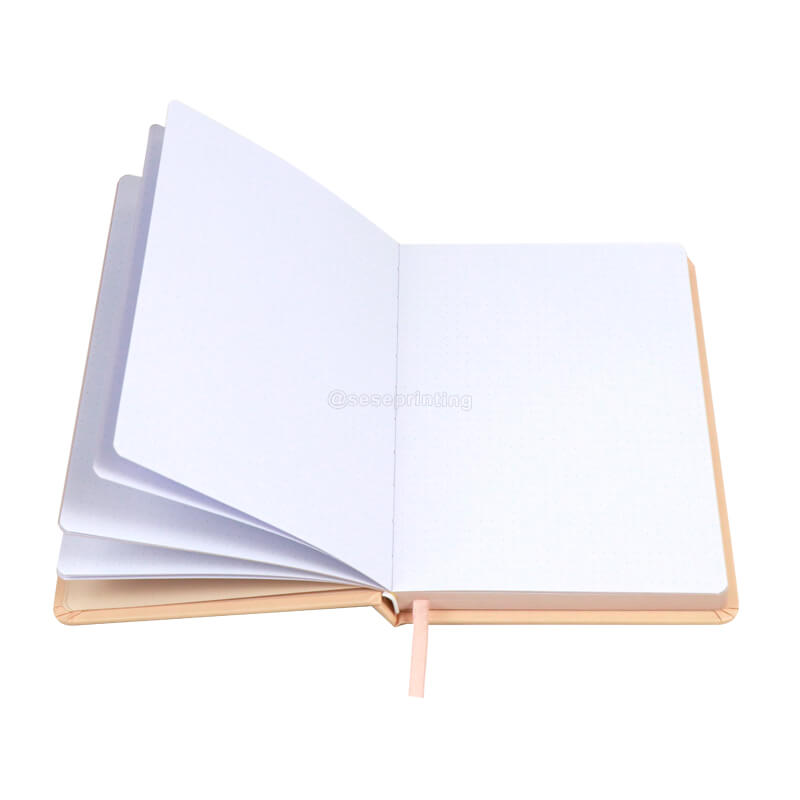 Custom Foil Stamping Hardcover Journal Printed with Sprayed Edges
