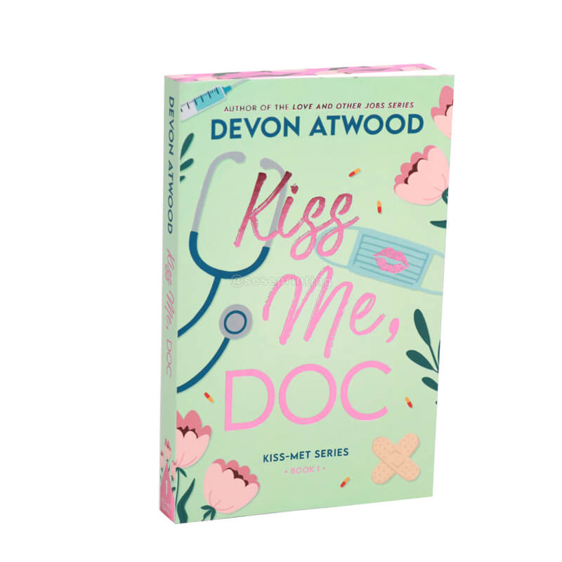 Printing Paperback Romance Novels with Foiling and Sprayed Edges