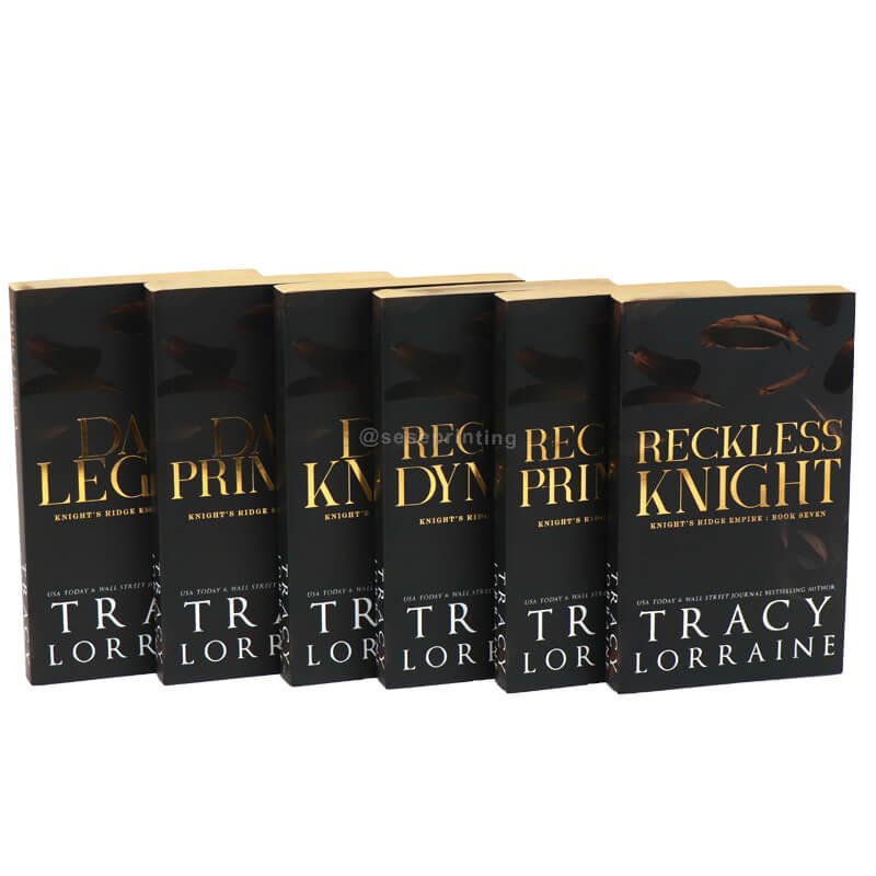 100-120 Gsm Cream Offset Paper Paperback Book with Sprayed Edges