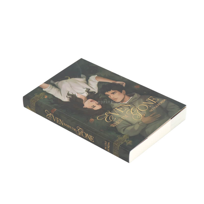 Color Printing Perfect Bound Book Softcover Romance Novel in China