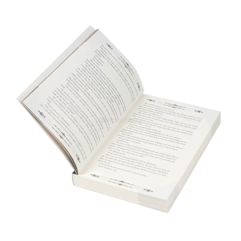 Color Printing Perfect Bound Book Softcover Romance Novel in China