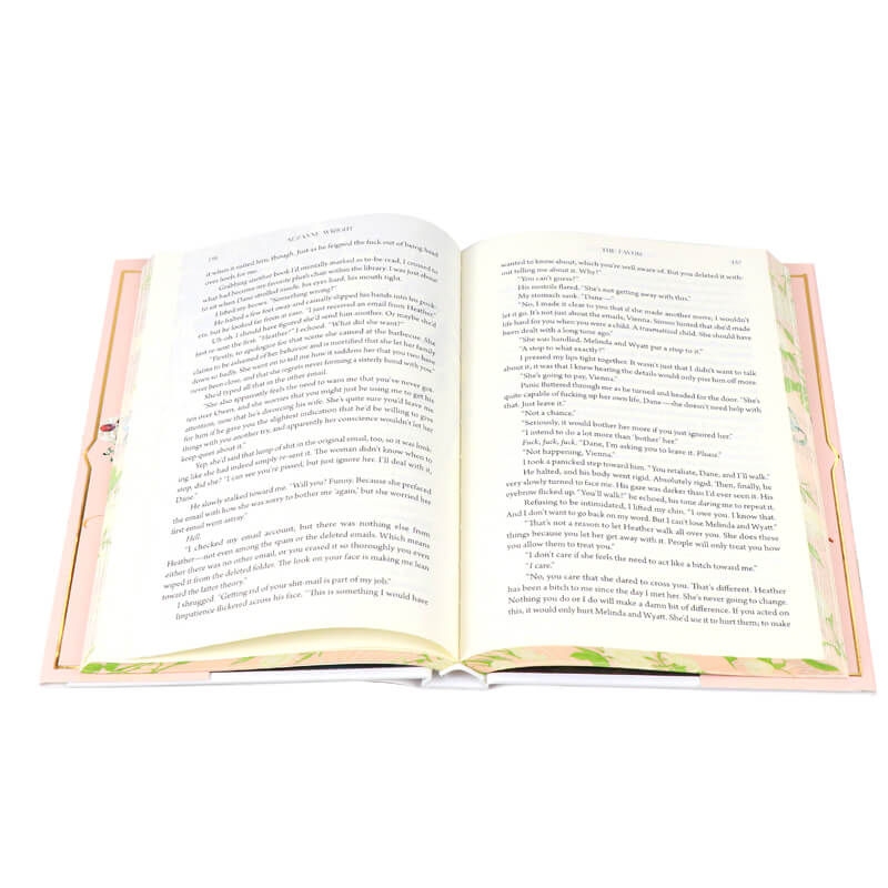 6x9 Hardcover Romance Novel with Foil Dust Jacket and Stenciled Edges