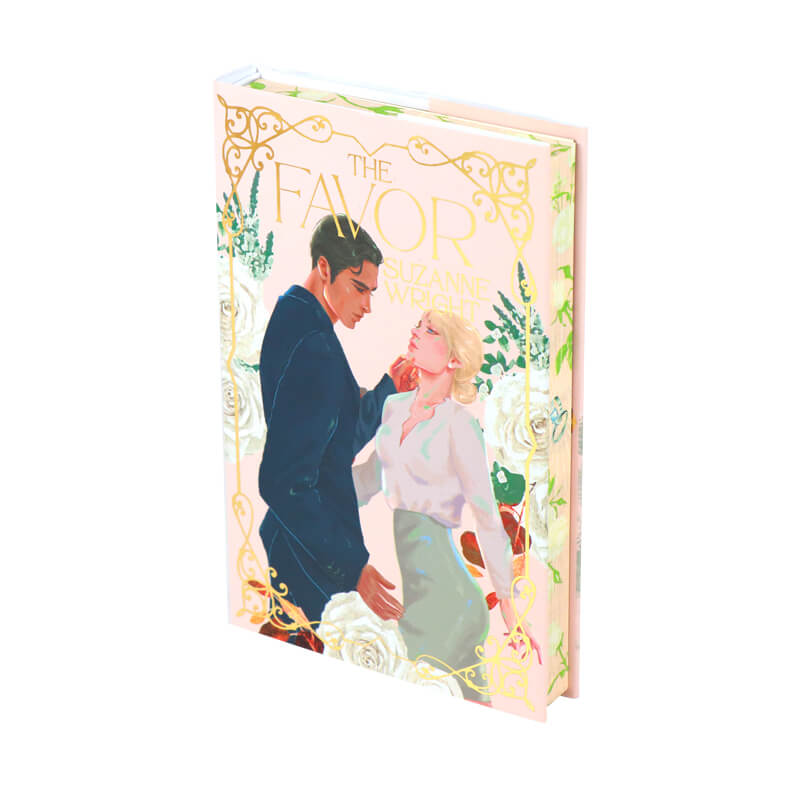 6x9 Hardcover Romance Novel with Foil Dust Jacket and Stenciled Edges