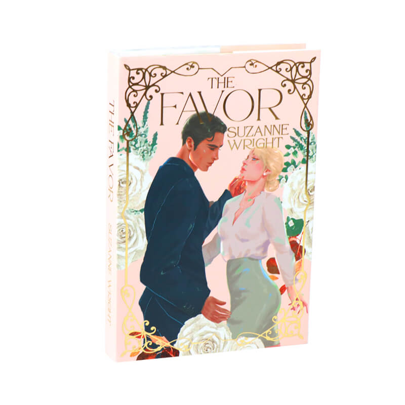 6x9 Hardcover Romance Novel with Foil Dust Jacket and Stenciled Edges