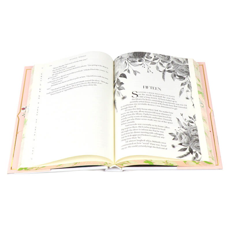 6x9 Hardcover Romance Novel with Foil Dust Jacket and Stenciled Edges