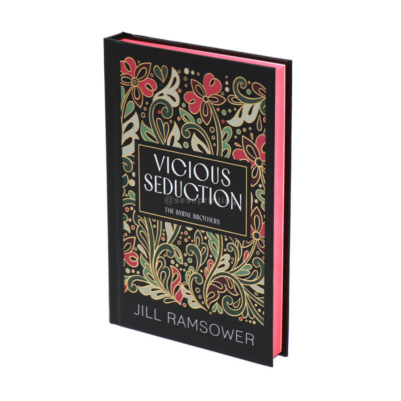 Special Edition Hardcover Book with Foil on the Cover and Sprayed Edges