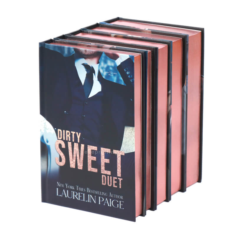 Special Hardback Book with Foil on the Cover and Sprayed Edges